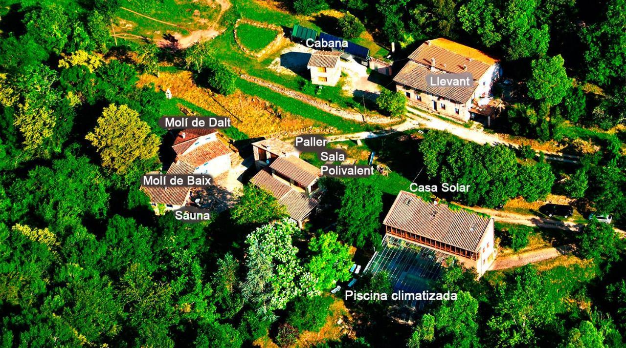 La Cabana Del Moli De La Plana Riudaura 外观 照片
